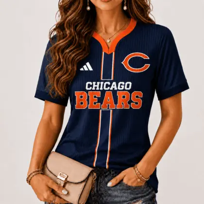 Chicago Bears | Premium NFL Game Day Women V-Neck Short Sleeve NY