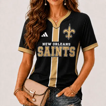 New Orleans Saints | Premium NFL Game Day Women V-Neck Short Sleeve NY