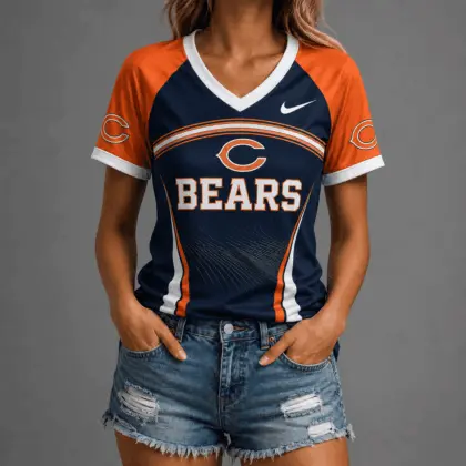 Chicago Bears | Premium NFL Victory Wave V-Neck TD