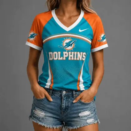 Miami Dolphins | Premium NFL Victory Wave V-Neck TD