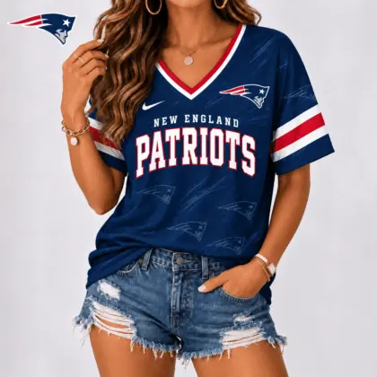 New England Patriots | Premium NFL Team Spirit V-Neck Shirt NY