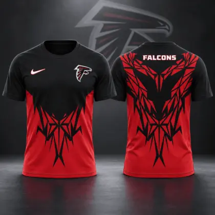 Atlanta Falcons | Premium NFL Football Club Tribal Graphic T-Shirt Fan Sports Apparel NDN