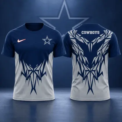 Dallas Cowboys | Premium NFL Football Club Tribal Graphic T-Shirt Fan Sports Apparel NDN