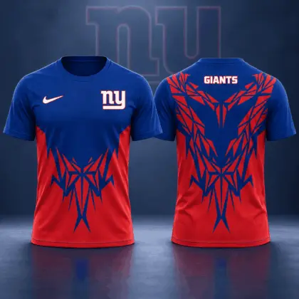 New York Giants | Premium NFL Football Club Tribal Graphic T-Shirt Fan Sports Apparel NDN