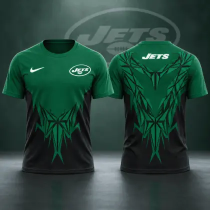 New York Jets | Premium NFL Football Club Tribal Graphic T-Shirt Fan Sports Apparel NDN