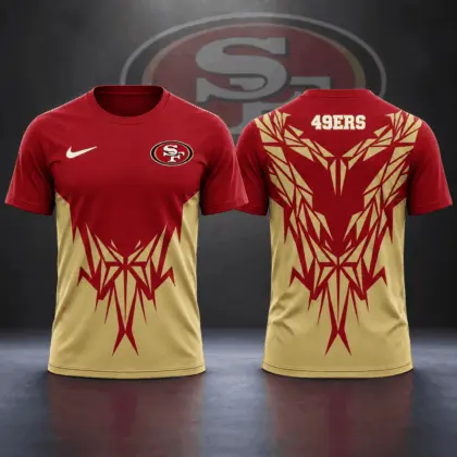 San Francisco 49ers | Premium NFL Football Club Tribal Graphic T-Shirt Fan Sports Apparel NDN