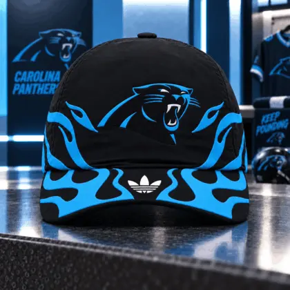 Carolina Panthers | Premium NFL Flame Edition Game Day Adjustable Cap NDN