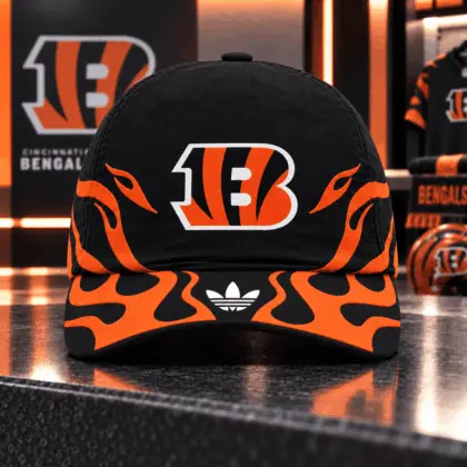 Cincinnati Bengals | Premium NFL Flame Edition Game Day Adjustable Cap NDN