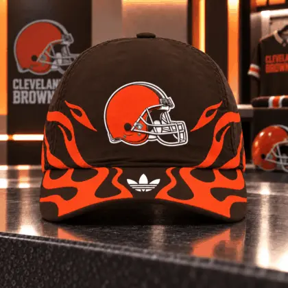 Cleveland Browns | Premium NFL Flame Edition Game Day Adjustable Cap NDN