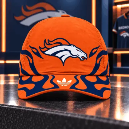 Denver Broncos | Premium NFL Flame Edition Game Day Adjustable Cap NDN