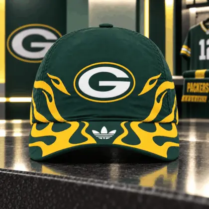 Green Bay Packers | Premium NFL Flame Edition Game Day Adjustable Cap NDN