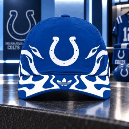 Indianapolis Colts | Premium NFL Flame Edition Game Day Adjustable Cap NDN