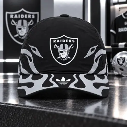 Las Vegas Raiders | Premium NFL Flame Edition Game Day Adjustable Cap NDN