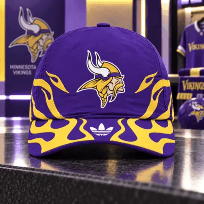 Minnesota Vikings | Premium NFL Flame Edition Game Day Adjustable Cap NDN