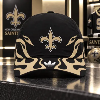 New Orleans Saints | Premium NFL Flame Edition Game Day Adjustable Cap NDN