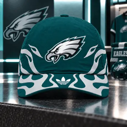 Philadelphia Eagles | Premium NFL Flame Edition Game Day Adjustable Cap NDN