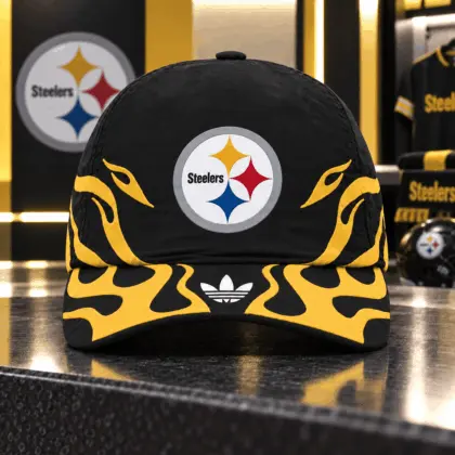 Pittsburgh Steelers | Premium NFL Flame Edition Game Day Adjustable Cap NDN