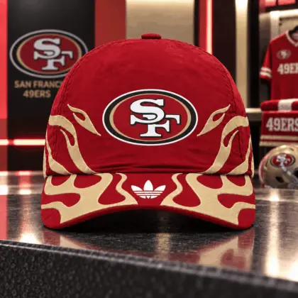 San Francisco 49ers | Premium NFL Flame Edition Game Day Adjustable Cap NDN