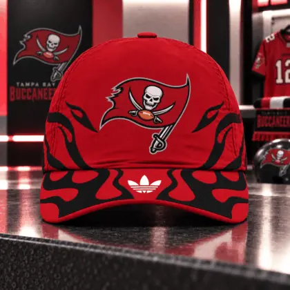 Tampa Bay Buccaneers | Premium NFL Flame Edition Game Day Adjustable Cap NDN