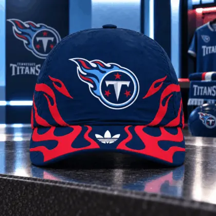 Tennessee Titans | Premium NFL Flame Edition Game Day Adjustable Cap NDN