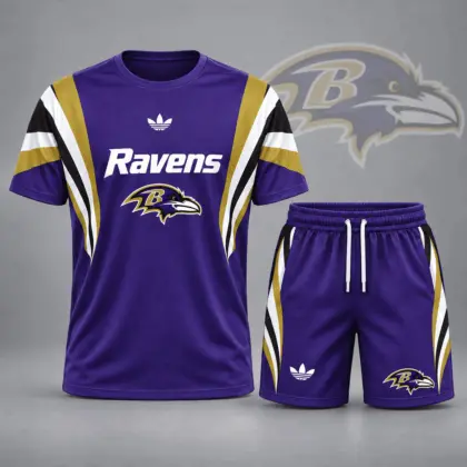 Baltimore Ravens | Premium NFL Elite Performance T-Shirt & Shorts Set NDN