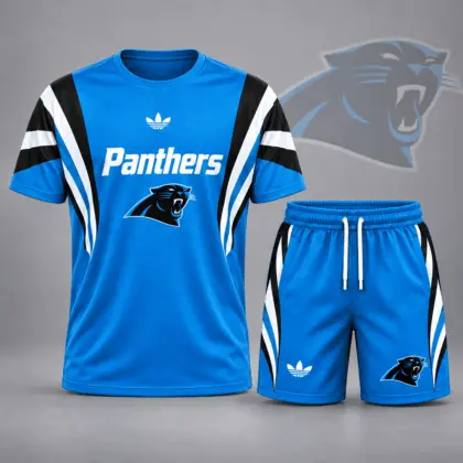 Carolina Panthers | Premium NFL Elite Performance T-Shirt & Shorts Set NDN