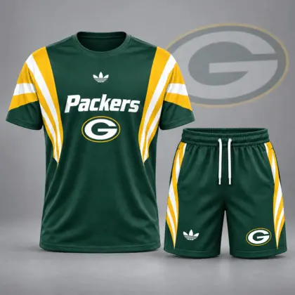 Green Bay Packers | Premium NFL Elite Performance T-Shirt & Shorts Set NDN