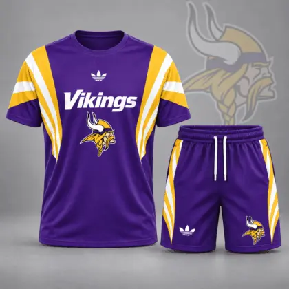 Minnesota Vikings | Premium NFL Elite Performance T-Shirt & Shorts Set NDN