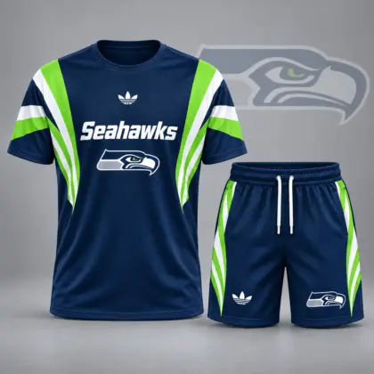 Seattle Seahawks | Premium NFL Elite Performance T-Shirt & Shorts Set NDN