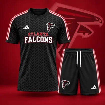 Atlanta Falcons | Premium NFL Classic Team Pattern T-Shirt and Shorts Set NDN