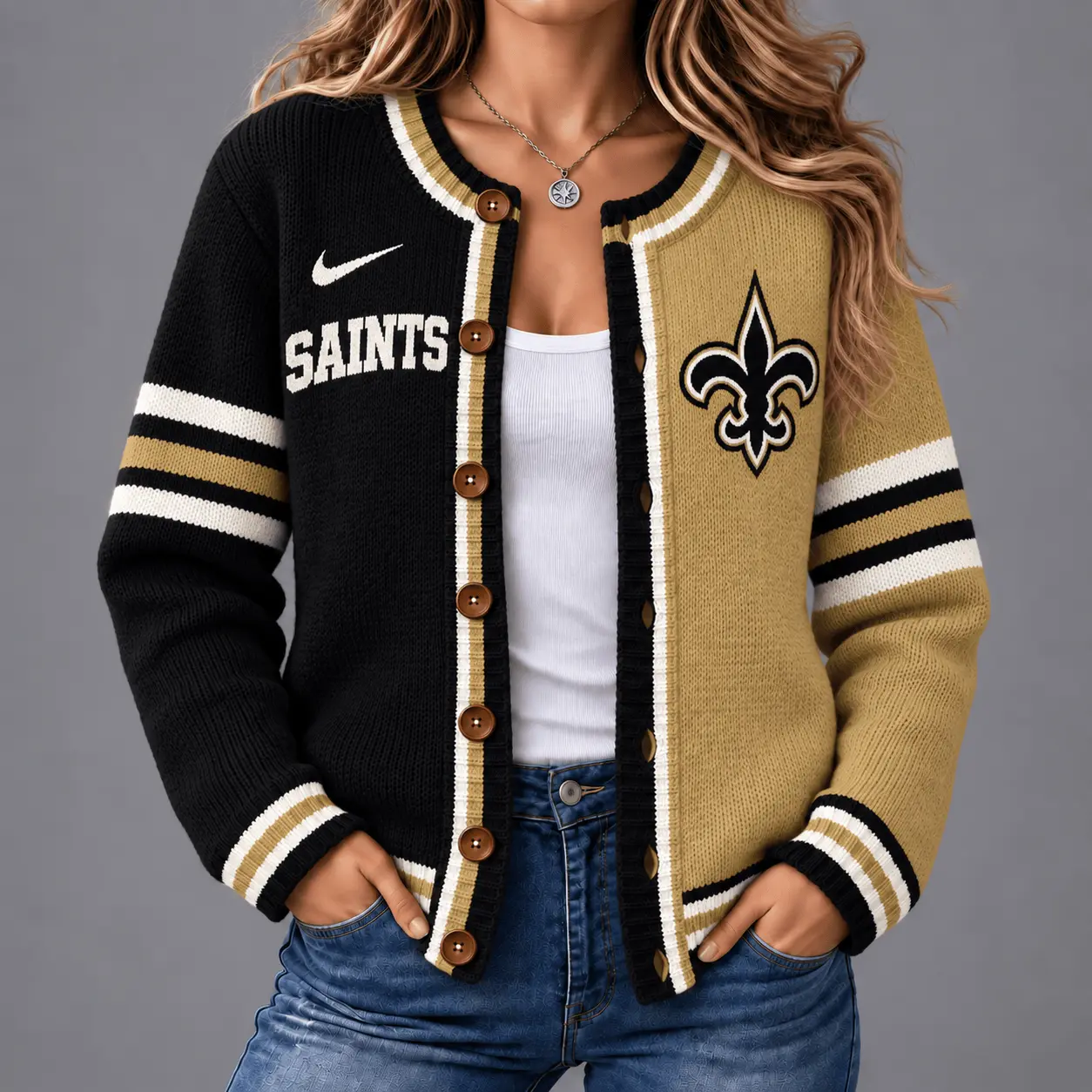 New Orleans Saints | Premium NFL Game Ready Cardigan NY