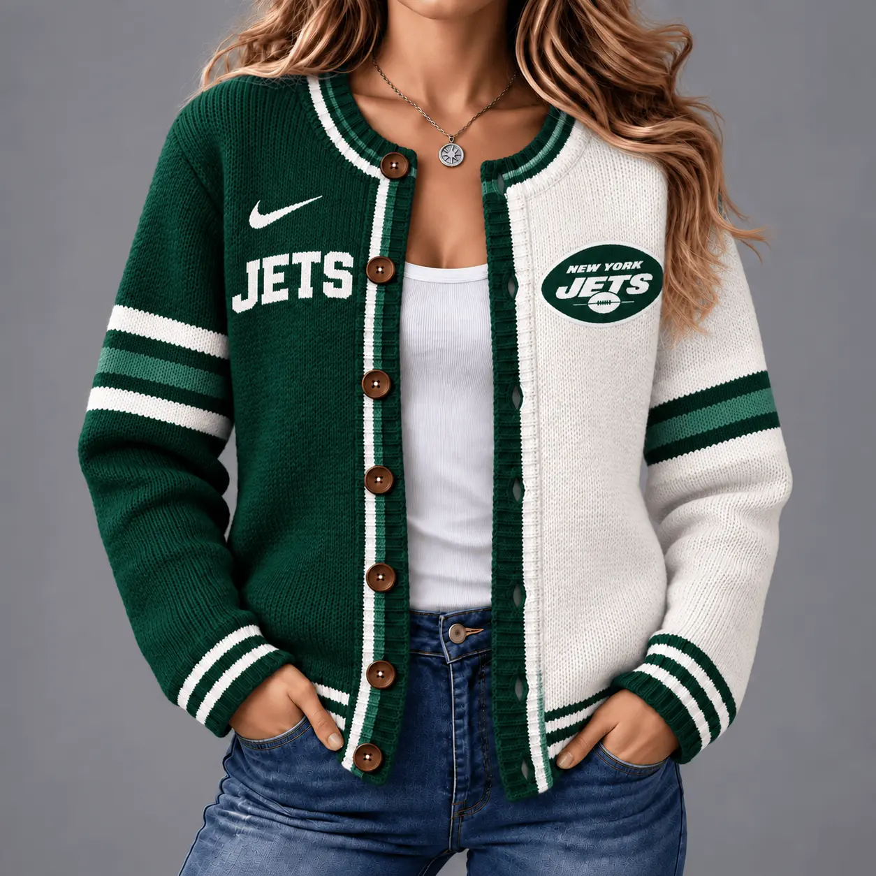 New York Jets | Premium NFL Game Ready Cardigan NY