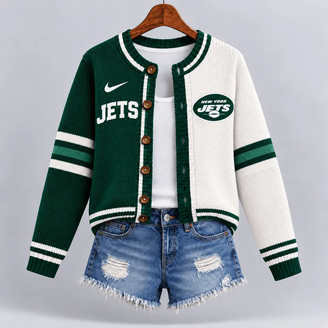 New York Jets | Premium NFL Game Ready Cardigan NY - Image 2