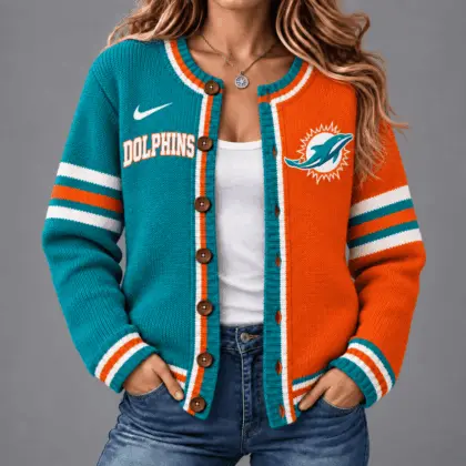 Miami Dolphins | Premium NFL Game Ready Cardigan NY