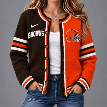 Cleveland Browns | Premium NFL Game Ready Cardigan NY