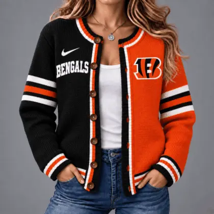 Cincinnati Bengals | Premium NFL Game Ready Cardigan NY