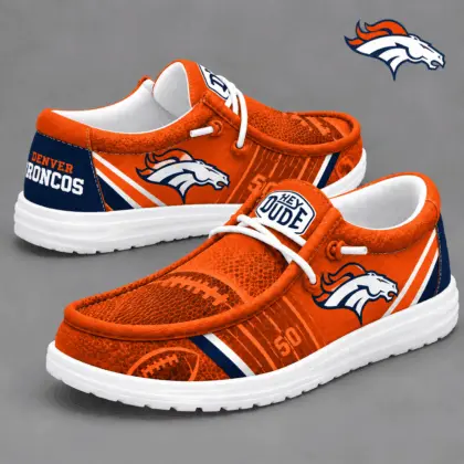 Denver Broncos | Premium NFL Team Ready Loafer Shoes NY