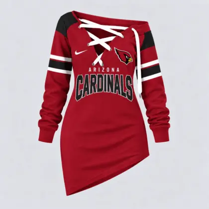 Arizona Cardinals | Premium NFL Game Day Spirit Lace-Up Sweatshirt TD
