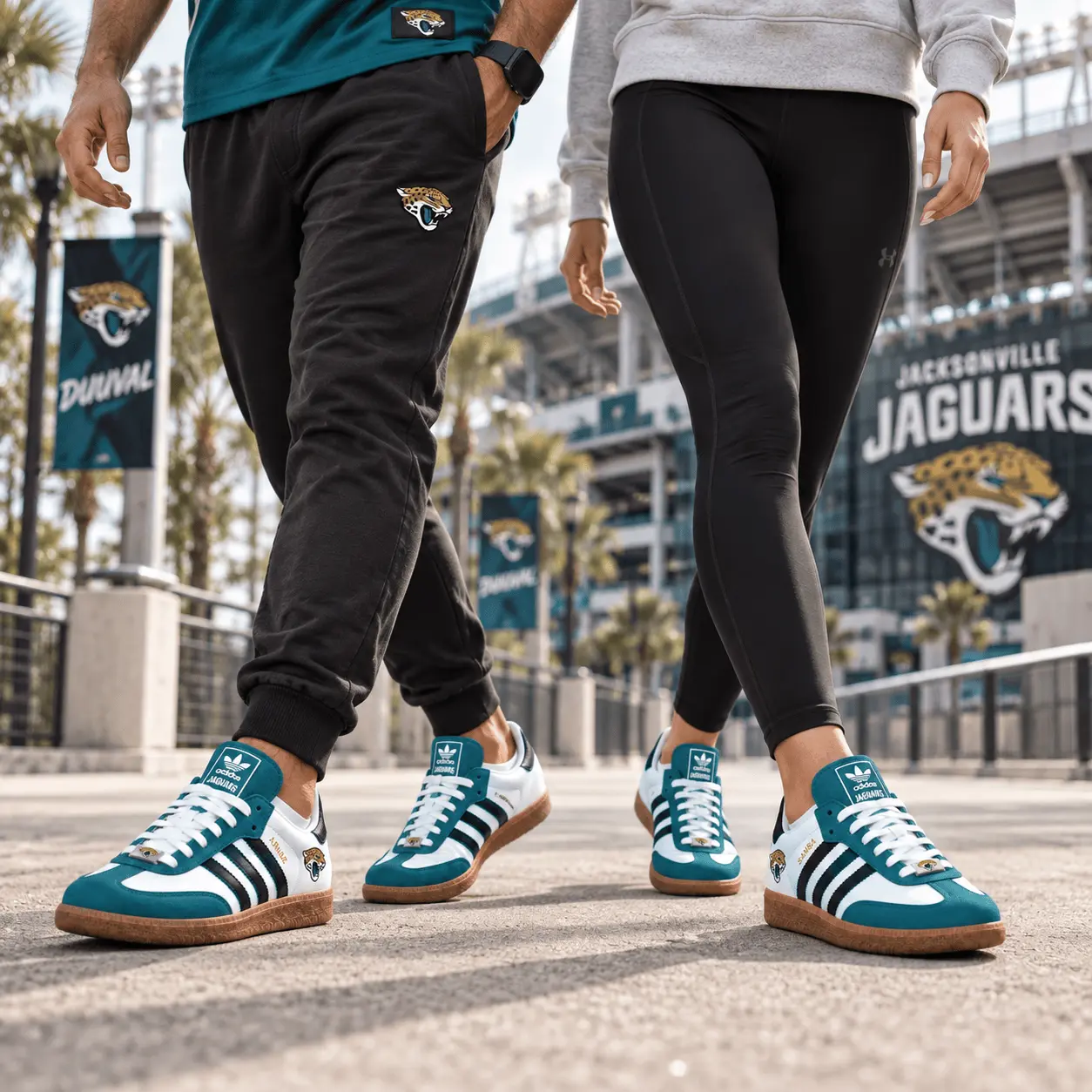 Jacksonville Jaguars | Premium NFL Game Day Samba Shoes NY - Image 2