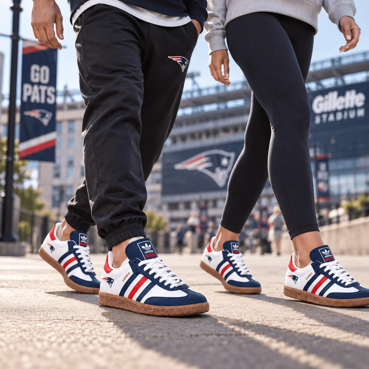 New England Patriots | Premium NFL Game Day Samba Shoes NY - Image 2