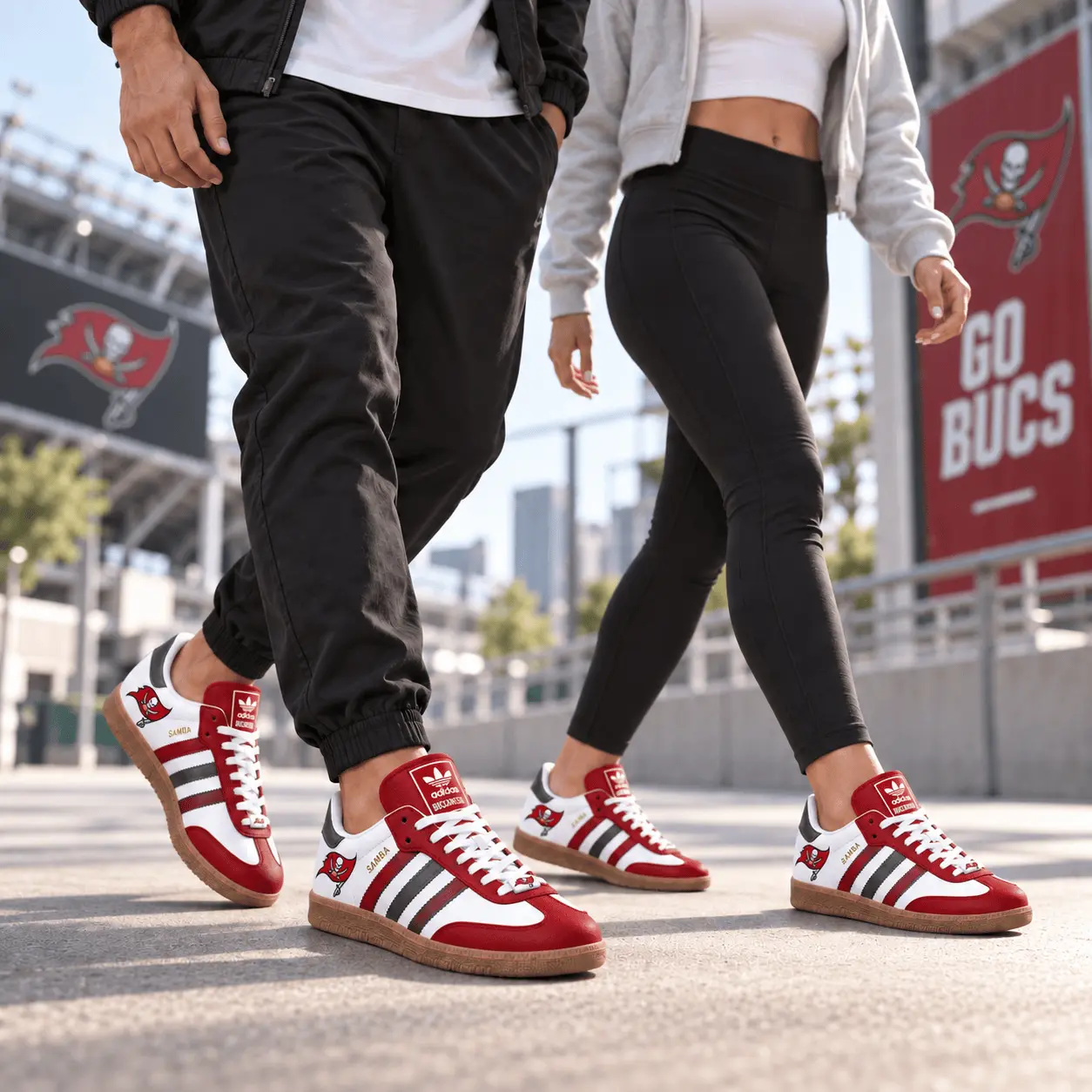 Tampa Bay Buccaneers | Premium NFL Game Day Samba Shoes NY - Image 2