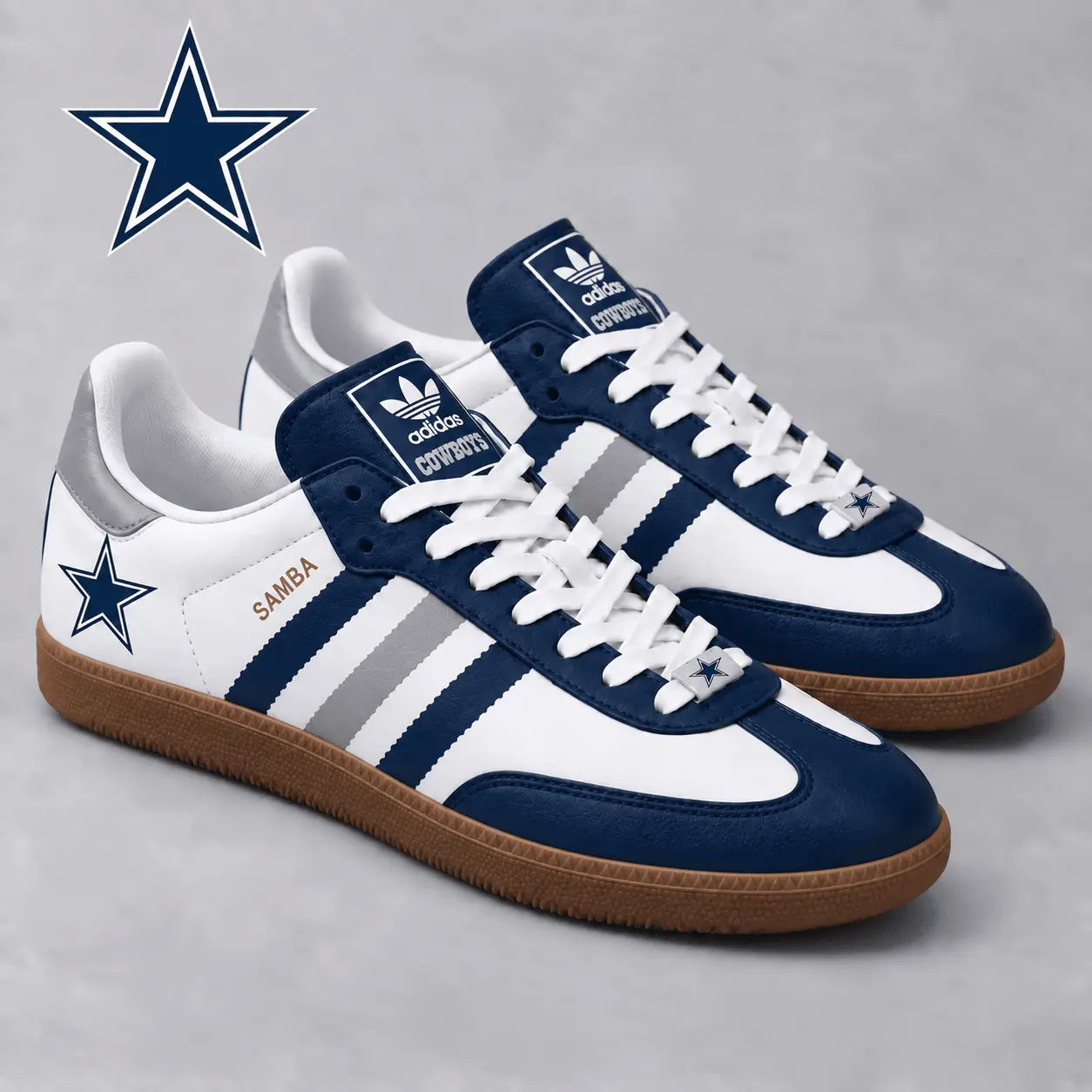 Dallas Cowboys | Premium NFL Game Day Samba Shoes NY