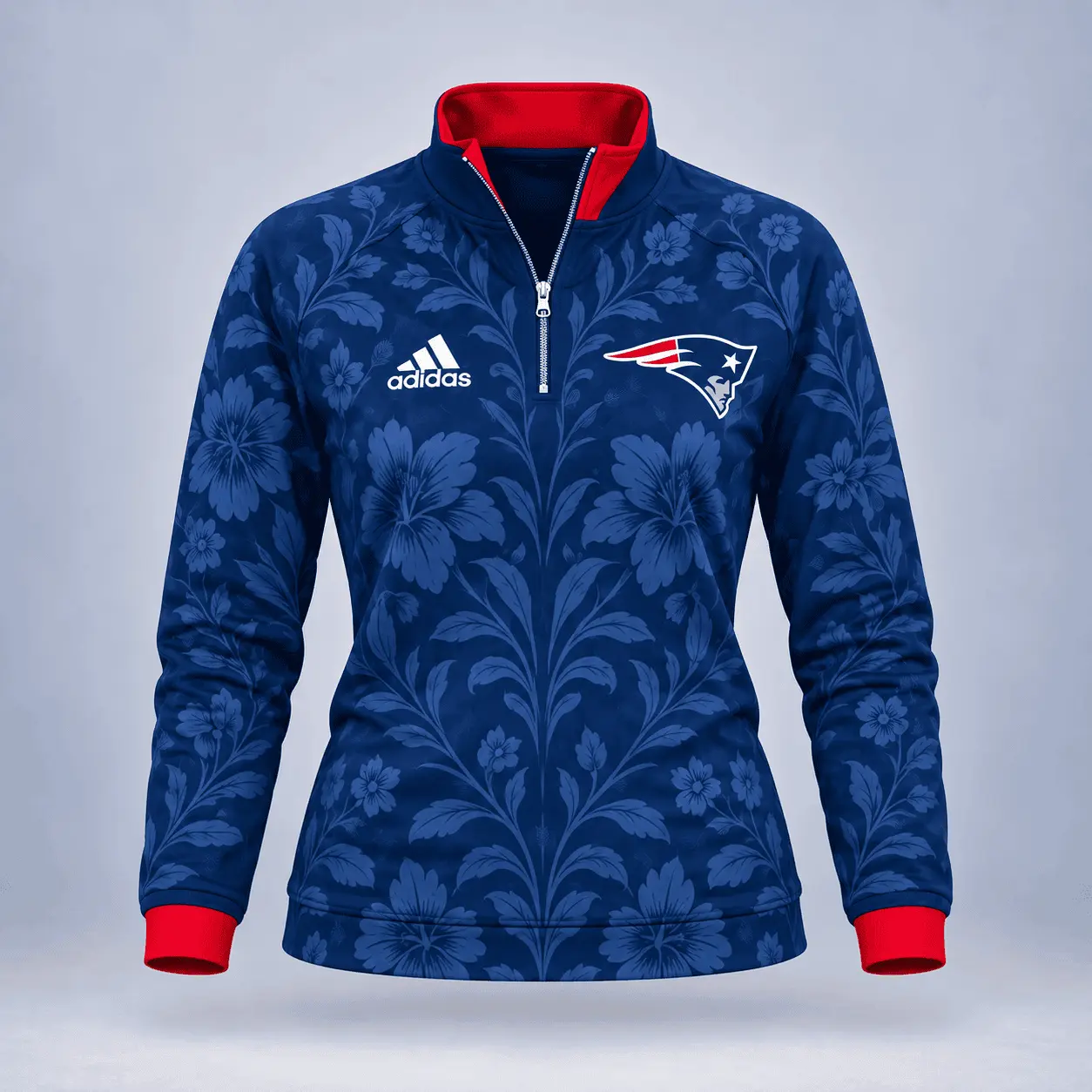 New Orleans Saints | Premium NFL Stadium Style Floral Quarter-Zip + Pants TD - Image 2