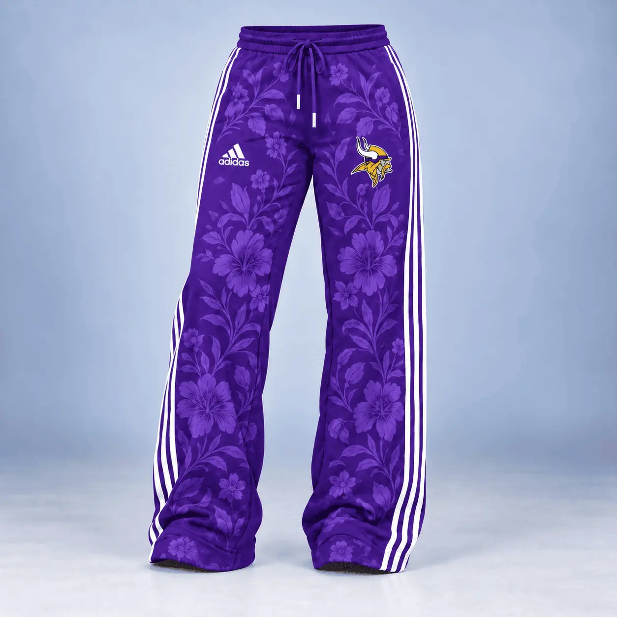 Minnesota Vikings | Premium NFL Stadium Style Floral Quarter-Zip + Pants TD - Image 3