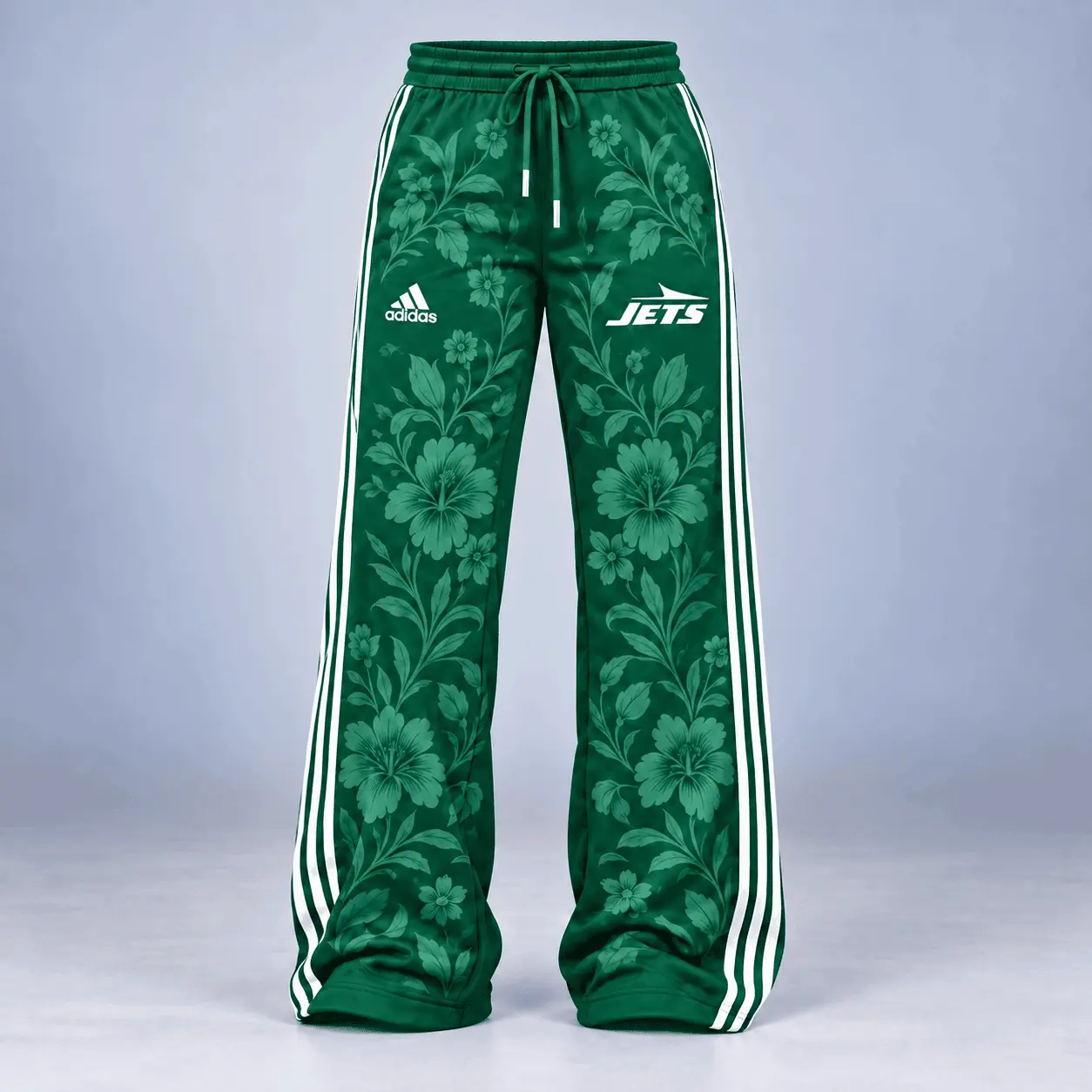 New York Jets | Premium NFL Stadium Style Floral Quarter-Zip + Pants TD - Image 3