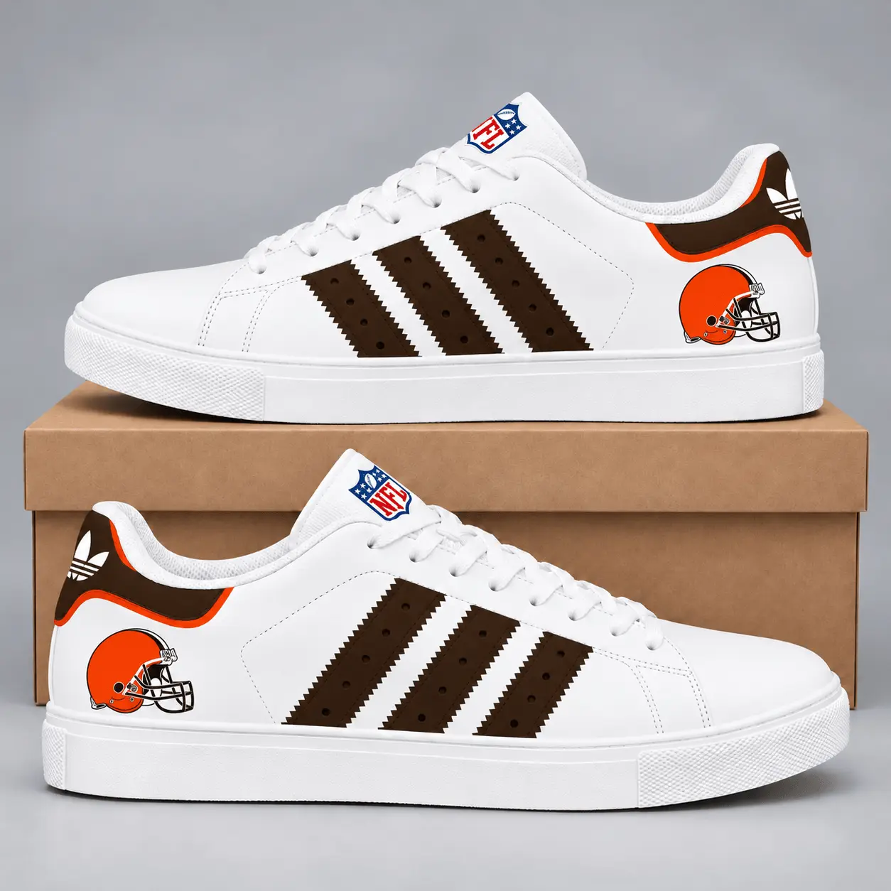 Cleveland Browns | Premium NFL Legacy Superstar Shoes TD