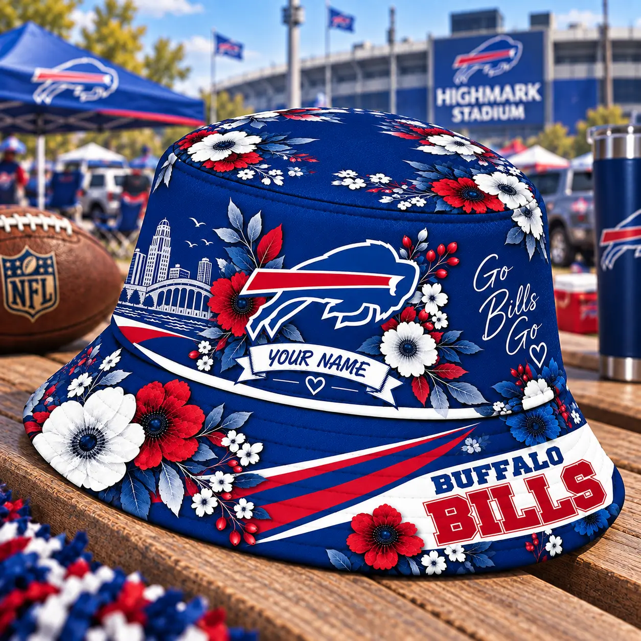 Buffalo Bills | Premium NFL Bucket Hat TD - Image 2