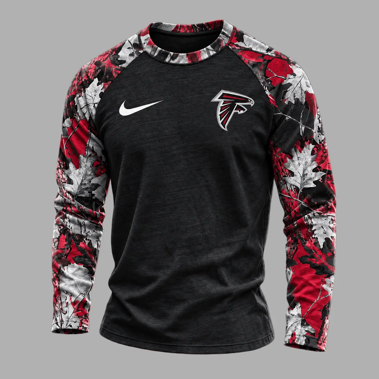 Atlanta Falcons | Premium NFL Camo Hunting Long Sleeve Shirt TD - Image 2