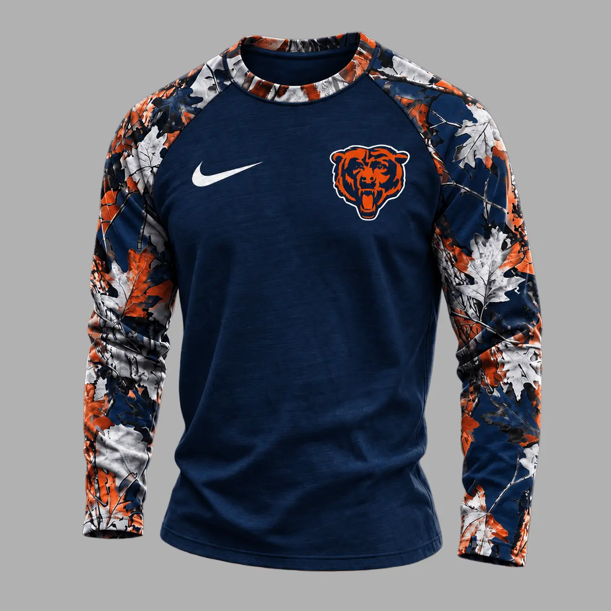 Chicago Bears | Premium NFL Camo Hunting Long Sleeve Shirt TD - Image 2