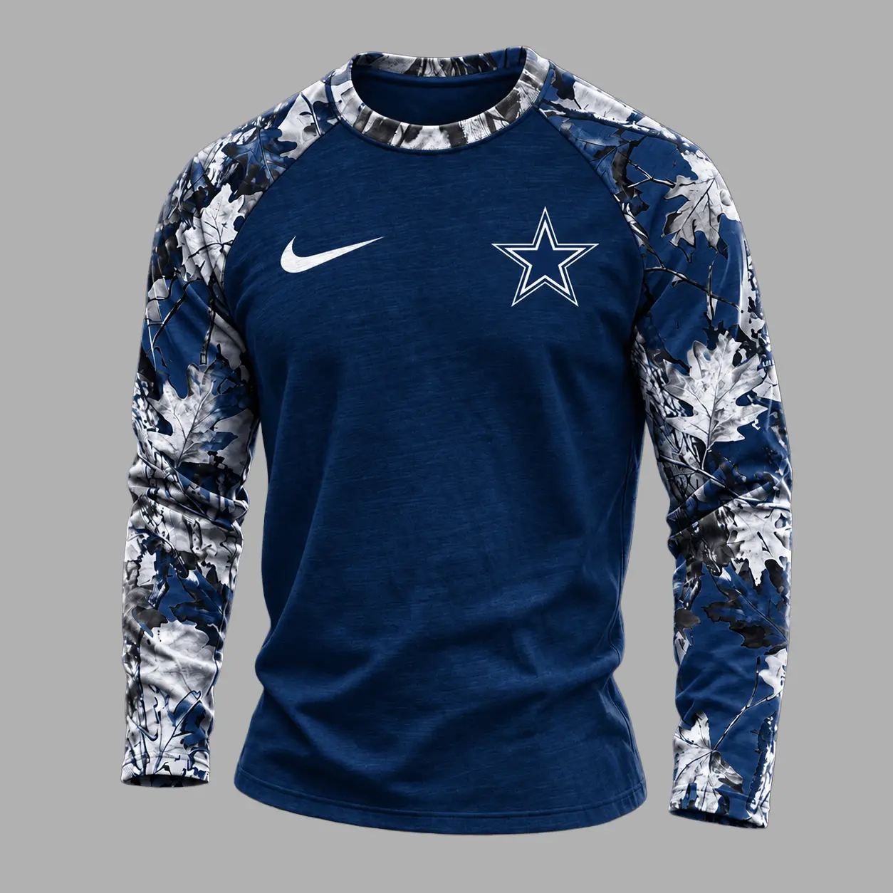 Dallas Cowboys | Premium NFL Camo Hunting Long Sleeve Shirt TD - Image 2
